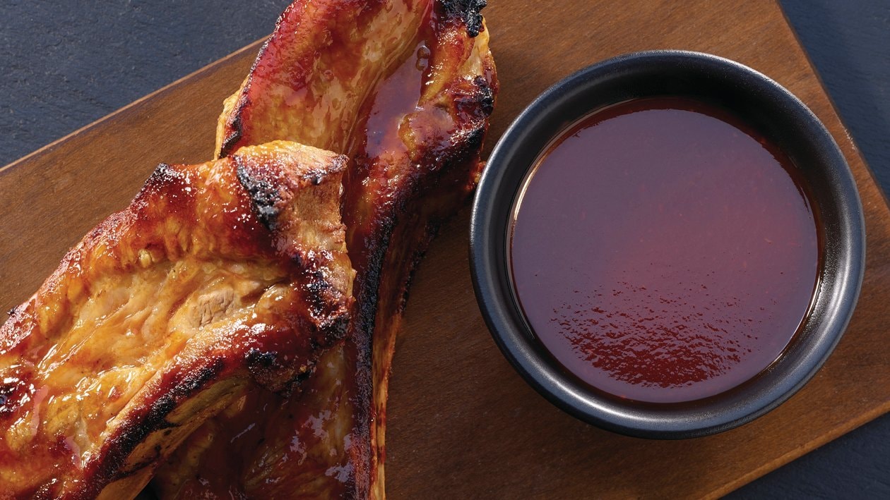 Свински гърди с ароматен пикантен сос – - Рецепта