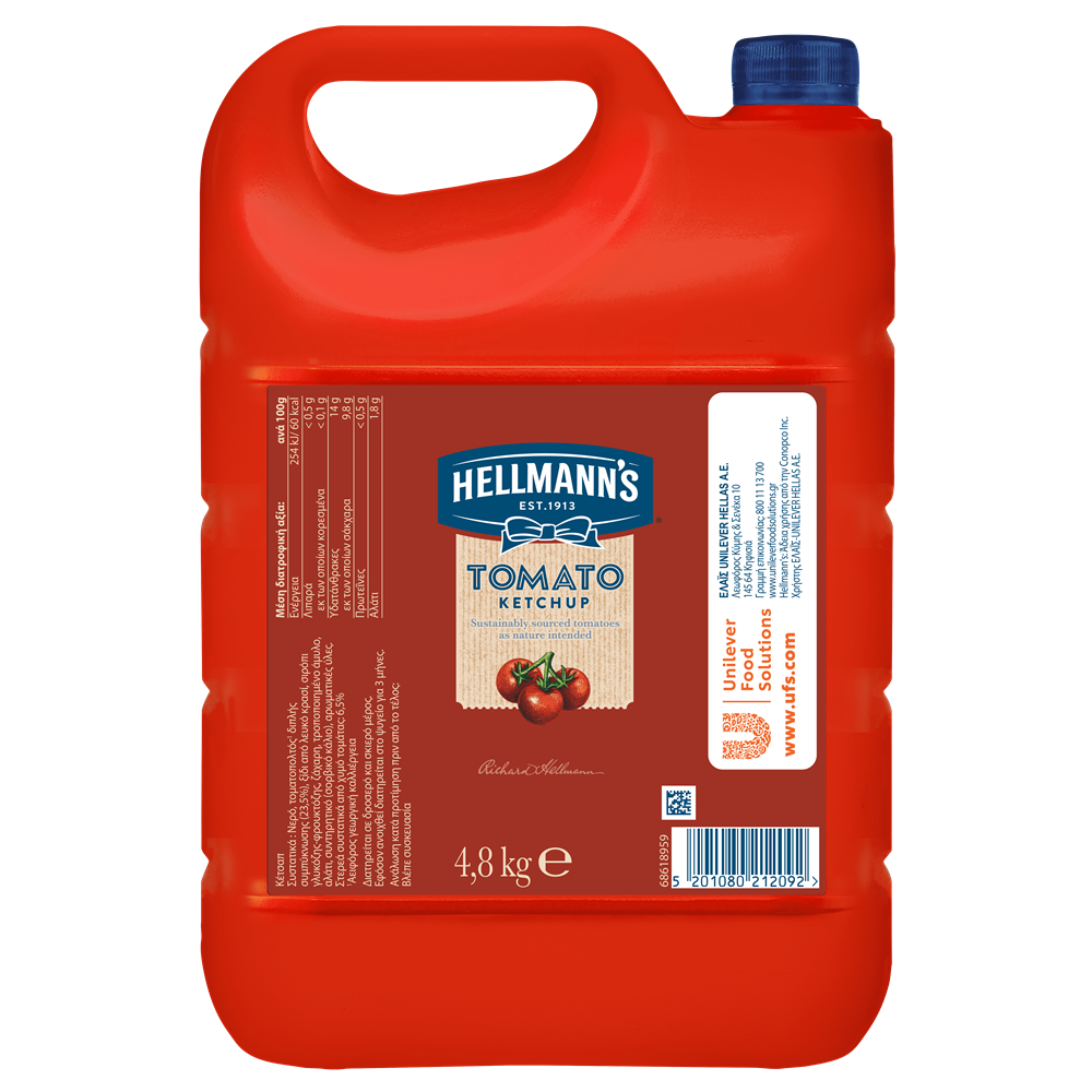 Hellmann's Кетчуп - Hellmann's кетчуп с вкус на истински домати и универсална употреба